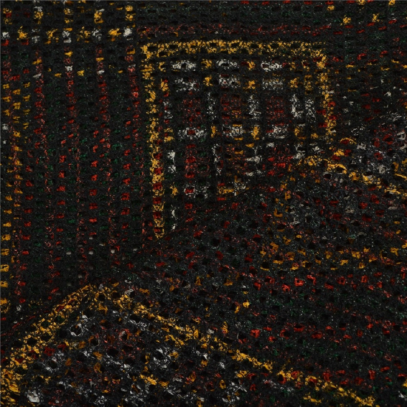 Sanskriti Vintage Lang Dupatta Stole 100% Ren Silke Håndlavede Hæklede Tørklæder