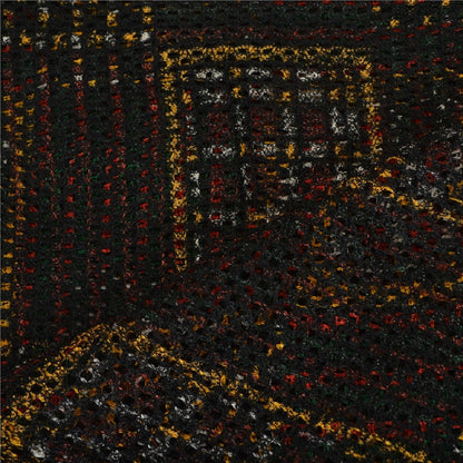 Sanskriti Vintage Lang Dupatta Stole 100% Ren Silke Håndlavede Hæklede Tørklæder