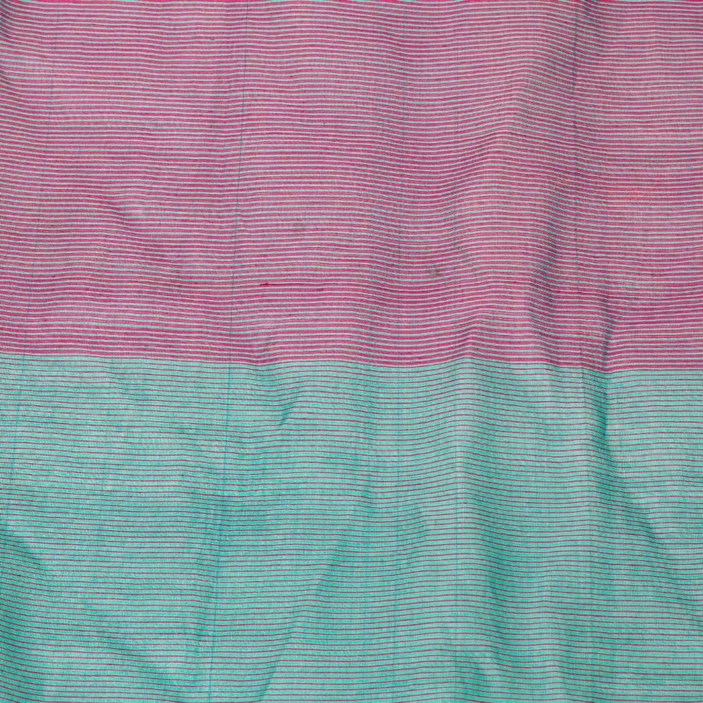 Sanskriti Vintage Long Dupatta Stole Cotton Silk Green/Purple Woven Zari Scarves