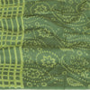 Sanskriti Vintage Long Green Dupatta/Stole Cotton Silk Hijab Printed Scarves