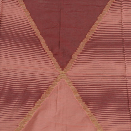 Sanskriti Vintage Lange Dupatta Stola Bomuld Ferskenfarvede Hijab Vævede Wrap Halstørklæder