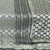 Sanskriti Vintage Long Gray Indian Dupatta Stole Pure Silk Woven Scarves Veil