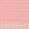 Sanskriti Vintage Long Dupatta/Stole Georgette Pink Hand Embroidered Scarf Veil