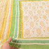 Sanskriti Vintage Long Dupatta/Stole Ivory Kota Woven Blend Cotton Scarf Veil