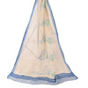 Sanskriti Vintage Ivory Dupatta Long Stole Cotton Silk Printed Premium Wrap Veil