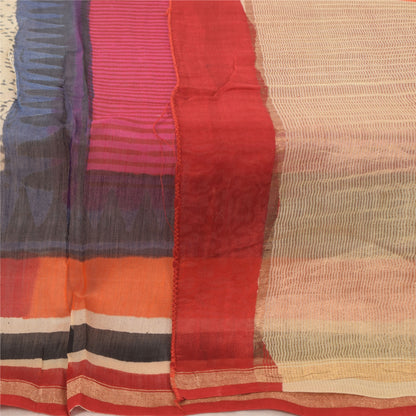 Sanskriti Vintage Indian Dupatta Long Stole Pure Cotton Printed Premium Scarves
