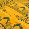 Sanskriti Vintage Yellow Dupatta Long Stole Cotton Silk Printed Premium Scarves