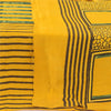 Sanskriti Vintage Yellow Dupatta Long Stole Cotton Silk Printed Premium Scarves