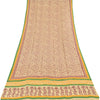 Sanskriti Vintage Cream Dupatta Long Stole Pure Cotton Hand Printed Warli Hijab