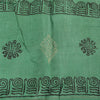 Sanskriti Vintage green Dupatta Long Stole Pure Silk Printed Premium Wrap Hijab