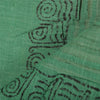 Sanskriti Vintage green Dupatta Long Stole Pure Silk Printed Premium Wrap Hijab