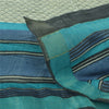 Sanskriti Vintage Blue Dupatta Long Stole Pure Silk Printed Premium Wrap Scarves