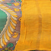 Sanskriti Vintage Long Dupatta/Stole Pure Cotton Mauve Kalamkari Block Printed