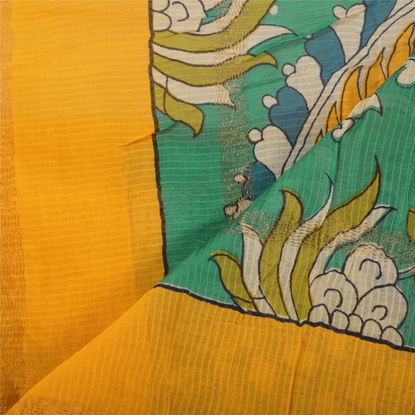 Sanskriti Vintage Long Dupatta/Stole Pure Cotton Mauve Kalamkari Block Printed