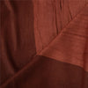 Sanskriti Vintage Long Dupatta/Stole Pure Silk Rusty Orange Solid Scarf Veil