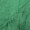 Sanskriti Vintage Long Dupatta/Stole Pure Silk Green Solid Wrap Scarf Scarves