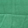 Sanskriti Vintage Long Dupatta/Stole Pure Silk Green Solid Wrap Scarf Scarves