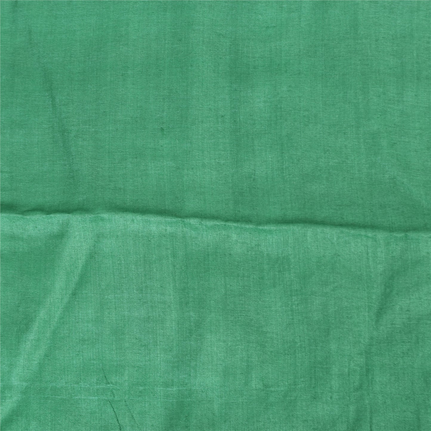 Sanskriti Vintage Long Dupatta/Stole Pure Silk Green Solid Wrap Scarf Scarves