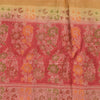 Sanskriti Vintage Long Dupatta/Stole Pure Silk Woven/Embroidered Scarf Wrap Veil