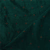 Sanskriti Vintage Long Dupatta/Stole Pure Silk Green Hand Beaded Scarf Veil