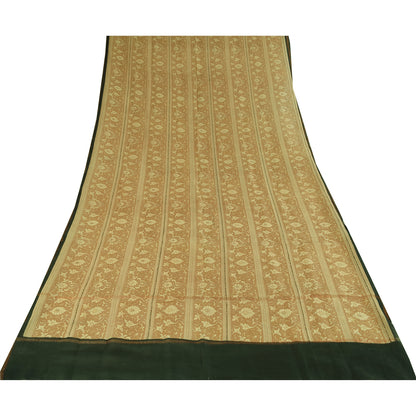 Sanskriti Vintage Cream Dupatta Long Stole Pure Cotton Printed Premium Wrap Veil