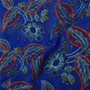Sanskriti Vintage Blue Dupatta Long Stole Pure Georgette Embroidered Wrap Hijab