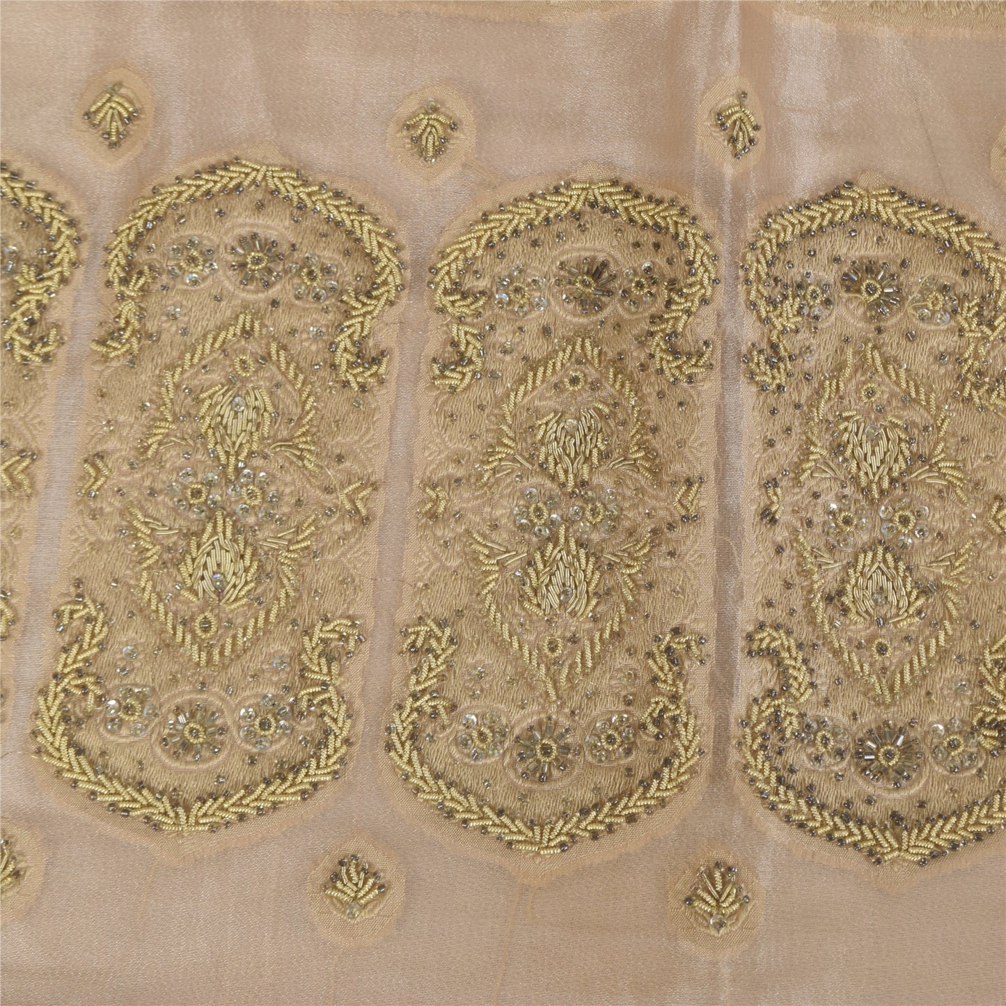 Санскритский винтажный лиловый дупатта длинный палантин из шелка ручной работы с бисером этническая вуаль