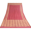 Sanskriti Vintage Pink Dupatta Long Stole Pure Cotton Printed Premium Wrap Veil