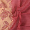 Sanskriti Vintage Pink Dupatta Long Stole Pure Cotton Printed Premium Wrap Veil