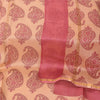 Sanskriti Vintage Pink Dupatta Long Stole Pure Cotton Printed Premium Wrap Veil