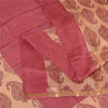 Sanskriti Vintage Pink Dupatta Long Stole Pure Cotton Printed Premium Wrap Veil