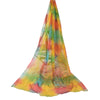 Sanskriti Vintage Multi Dupatta Long Stole Art Silk Hand Beaded Tie-Dye Scarves