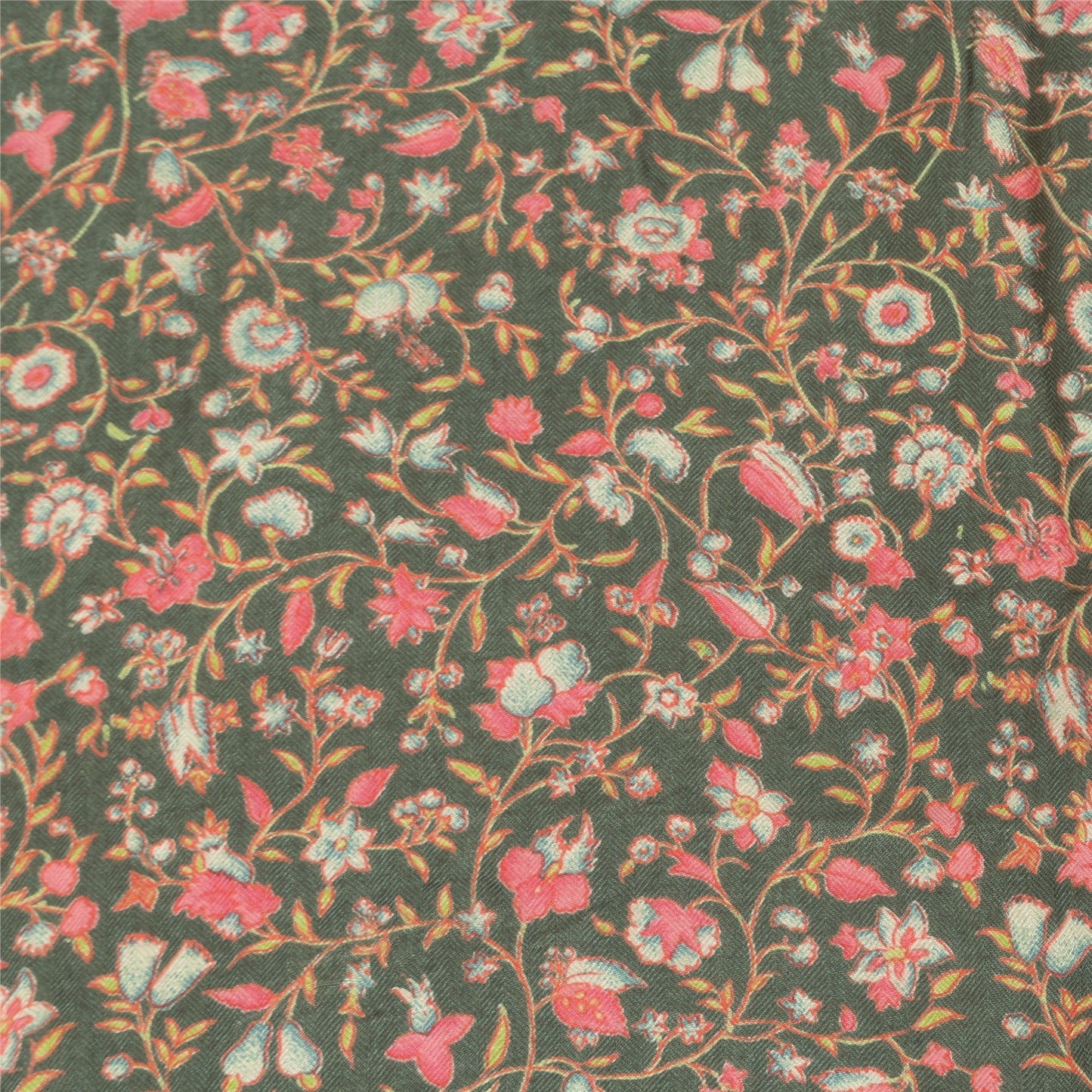 Sanskriti Vintage Gray Dupatta Long Stole Pure Silk Woven Premium Wrap Scarves