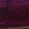 Sanskriti Vintage Magenta Dupatta Long Stole Art Silk Printed Warli Art Scarves