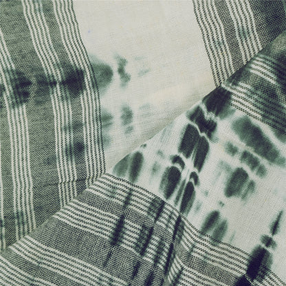 Sanskriti Vintage Ivory Dupatta Long Stole Pure Cotton Printed Tie & Dye Scarves