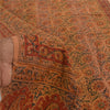 Sanskriti Vintage Brown Dupatta Long Stole Pure Cotton Printed Premium Wrap Veil