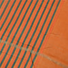 Sanskriti Vintage Long Dupatta/Stole Pure Cotton Orange Printed Scarf Wrap Veil