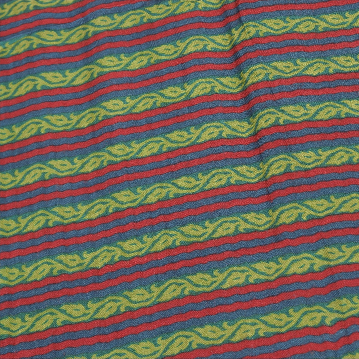 Sanskriti Vintage Rød Dupatta Lang Stola Ren Bomuld Trykt Vævet Premium Slør