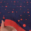 Sanskriti Vintage Blue Soft Pure Chiffon Dupatta Stole Embroidered Thread Scarf