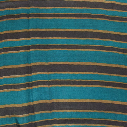 Sanskriti Vintage Red-Blue 100% Pure Woolen Dupatta Stole Woven Work Scarf Veil