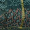 Sanskriti Vintage Blue Chanderi Dupatta Stole Bagru Hand Block Print Zari Woven