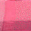 Sanskriti Vintage Pink Georgette Dupatta Stole Zari Embroidered Scarf Veil Hijab