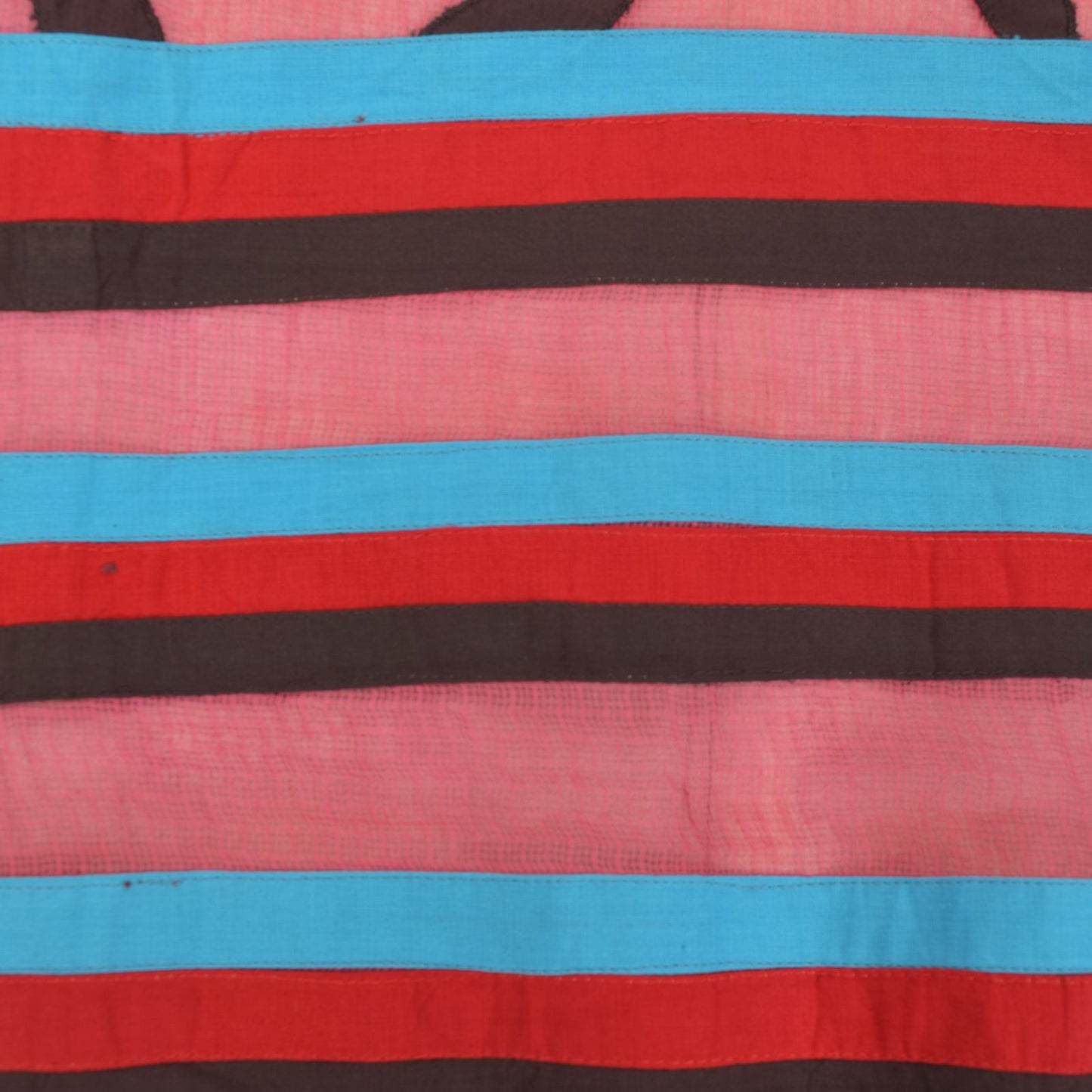 Sanskriti Vintage Pink Pure Cotton Dupatta Stole Kota Woven Fabric Patch Scarf