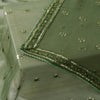 Sanskriti Vintage Green Soft Georgette Dupatta Stole Hand Embroidered Sequins