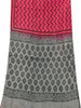 Sanskriti Vintage Pink Soft Pure Cotton Dupatta Stole Hand Block Printed Scarf