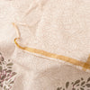 Sanskriti Vintage Off-White Soft Blend Cotton Dupatta Stole Sanganeri Hand Block