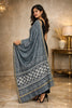 Sanskriti Vintage Gray Dupatta/Stole Cotton Silk BatiK Work Rajasthan Neck Veil