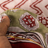 Sanskriti Vintage White Soft Dupatta/Stole Pure Cotton Hand Block Printed Scarf