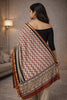Sanskriti Vintage White Soft Dupatta/Stole Pure Cotton Hand Block Printed Scarf