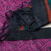 Sanskriti Vintage Purple Dupatta Stole Woolen Silk Warli Art Printed Woven Scarf